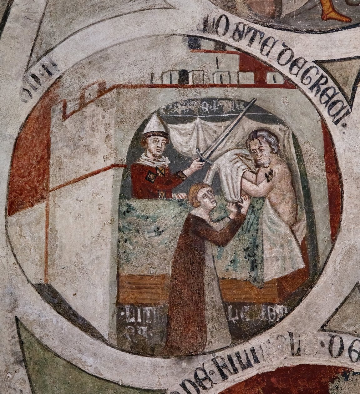 Agamenón inmovilizado por Clitemnestra de Cristoforo di & Piero Meo di Bindoccio