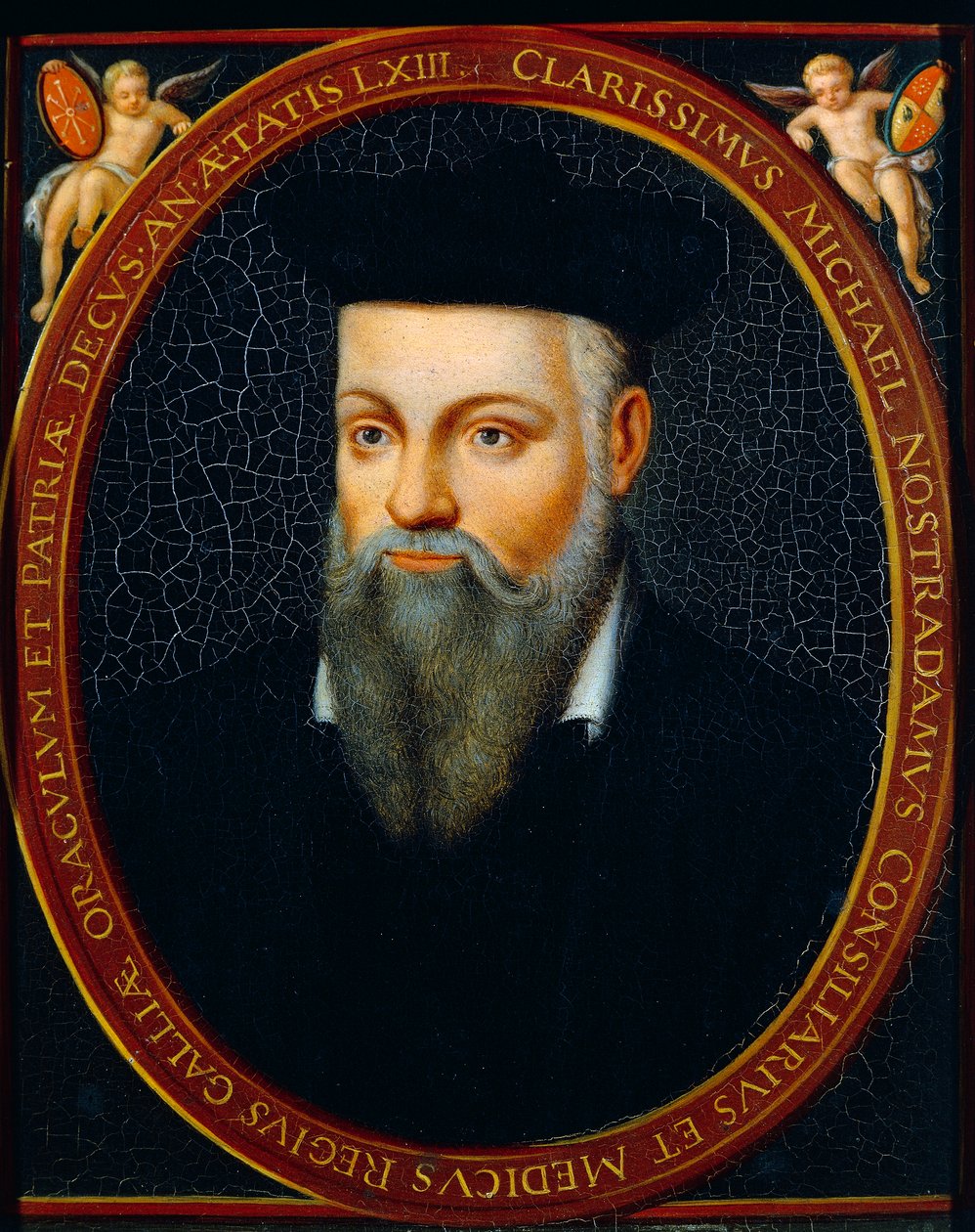 Retrato de Michel de Notre Dame llamado Nostradamus (Saint-Remy-de-Provence de César de Nostredame