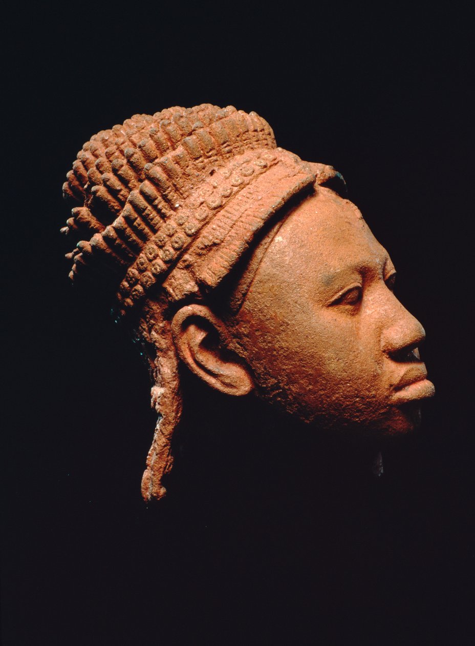 Cabeza de reina yoruba, de Ita Yemoo, Ife, Nigeria de Culture Yoruba
