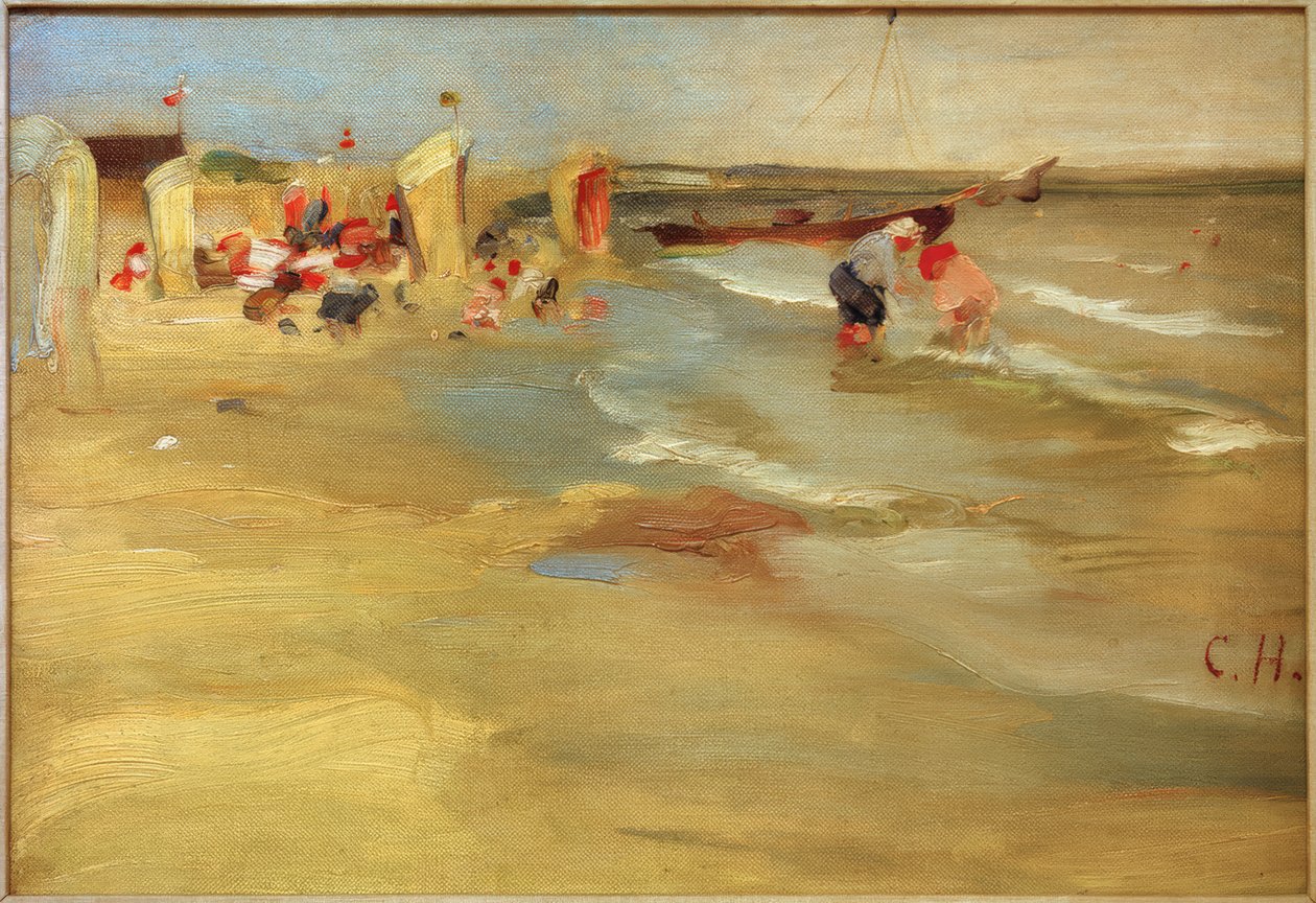 En la playa de Binz en Rügen de Curt Herrmann