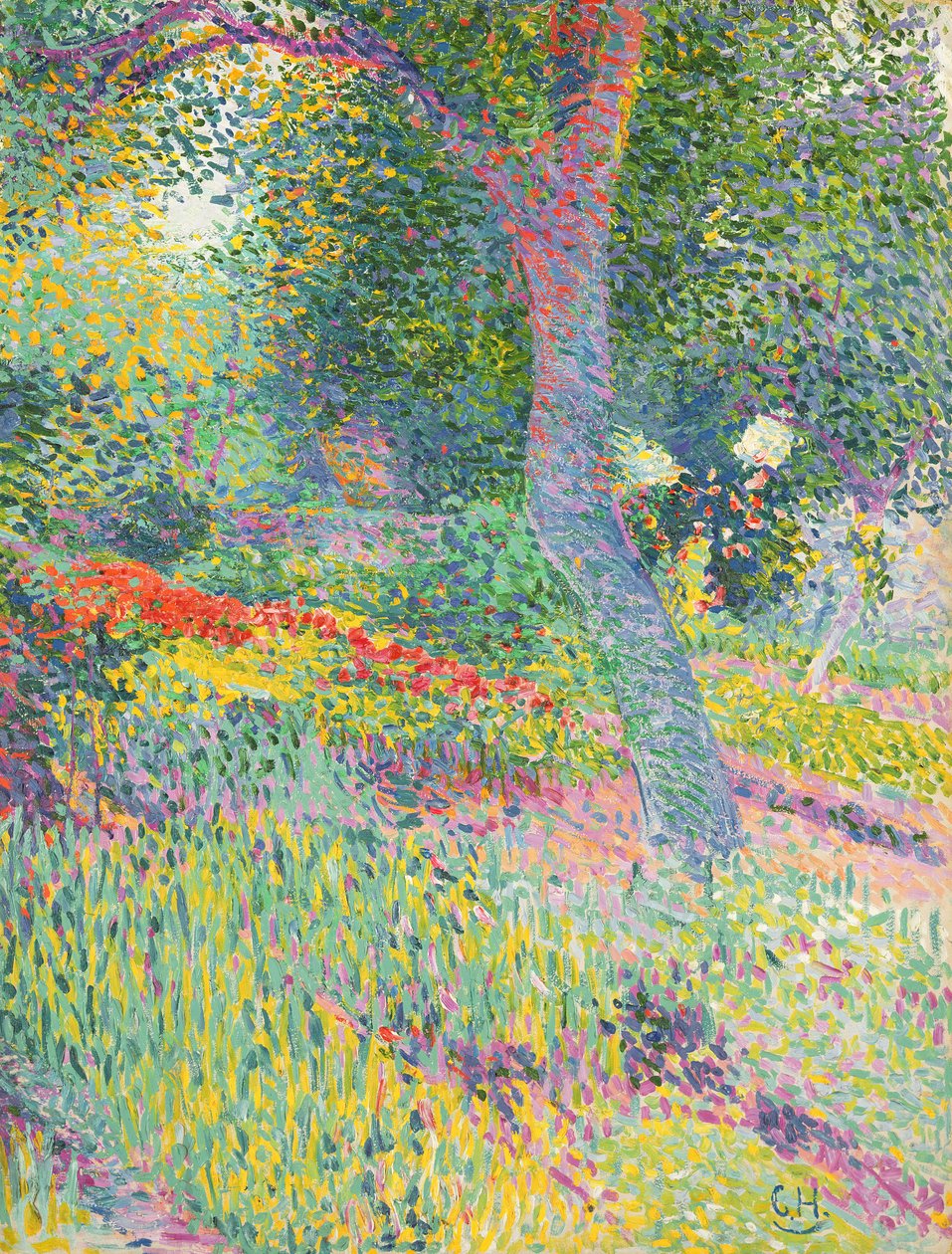 En el jardín del castillo de Pretzfeld, c.1903 de Curt Herrmann