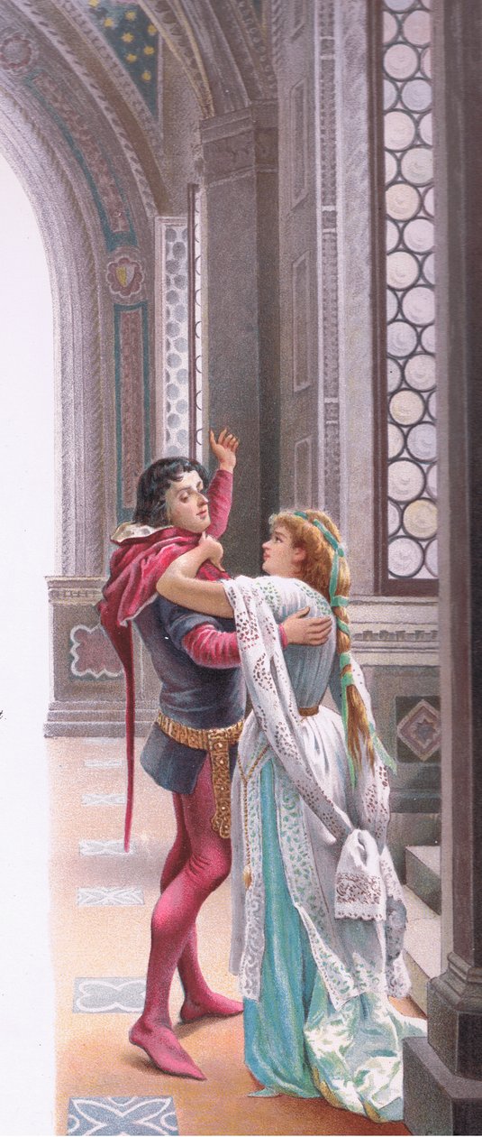 ¿Te irás? Aún no es de día, ilustración de Romeo y Julieta de Curtazzo Curtazzo