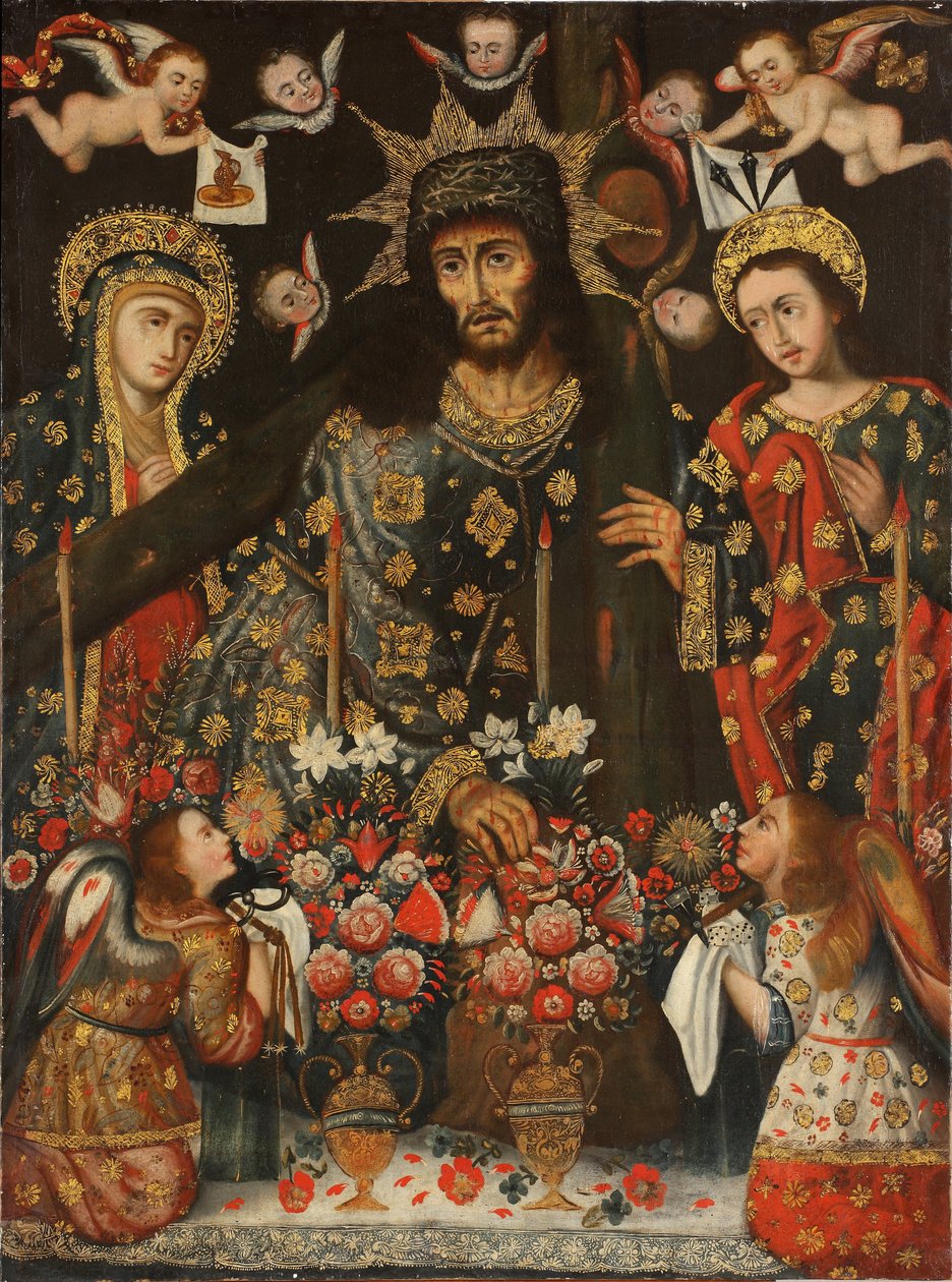 Señor de la caída de Cuzco School