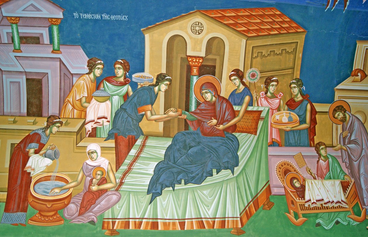 El nacimiento de la Virgen, Chipre de Cypriot