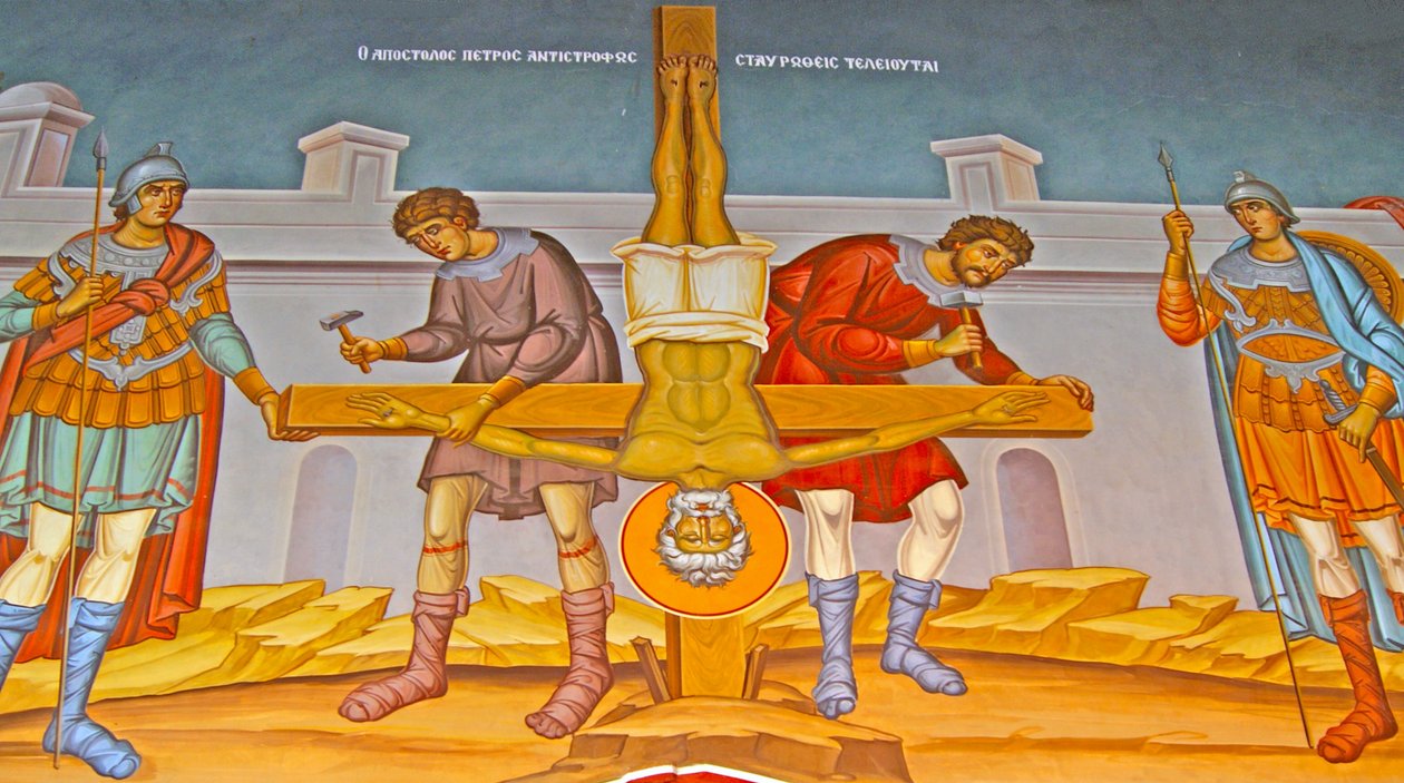 La crucifixión de San Pedro, Chipre de Cypriot