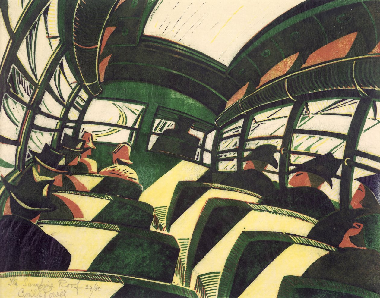 The Sunshine Roof, c.1934 (lito) de Cyril Edward Power