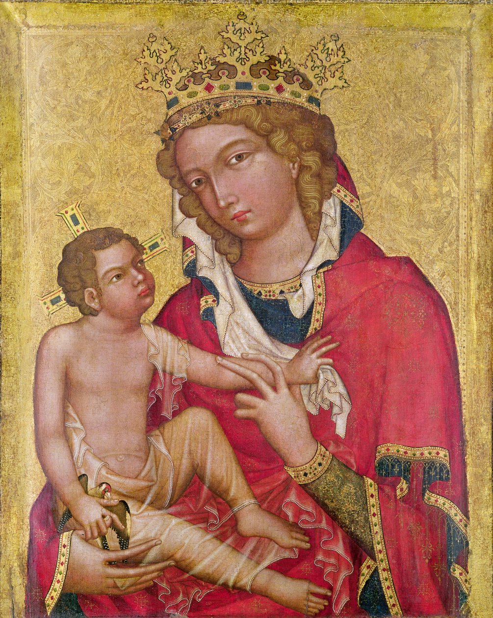 Virgen y Niño, c.1350 de Czech School