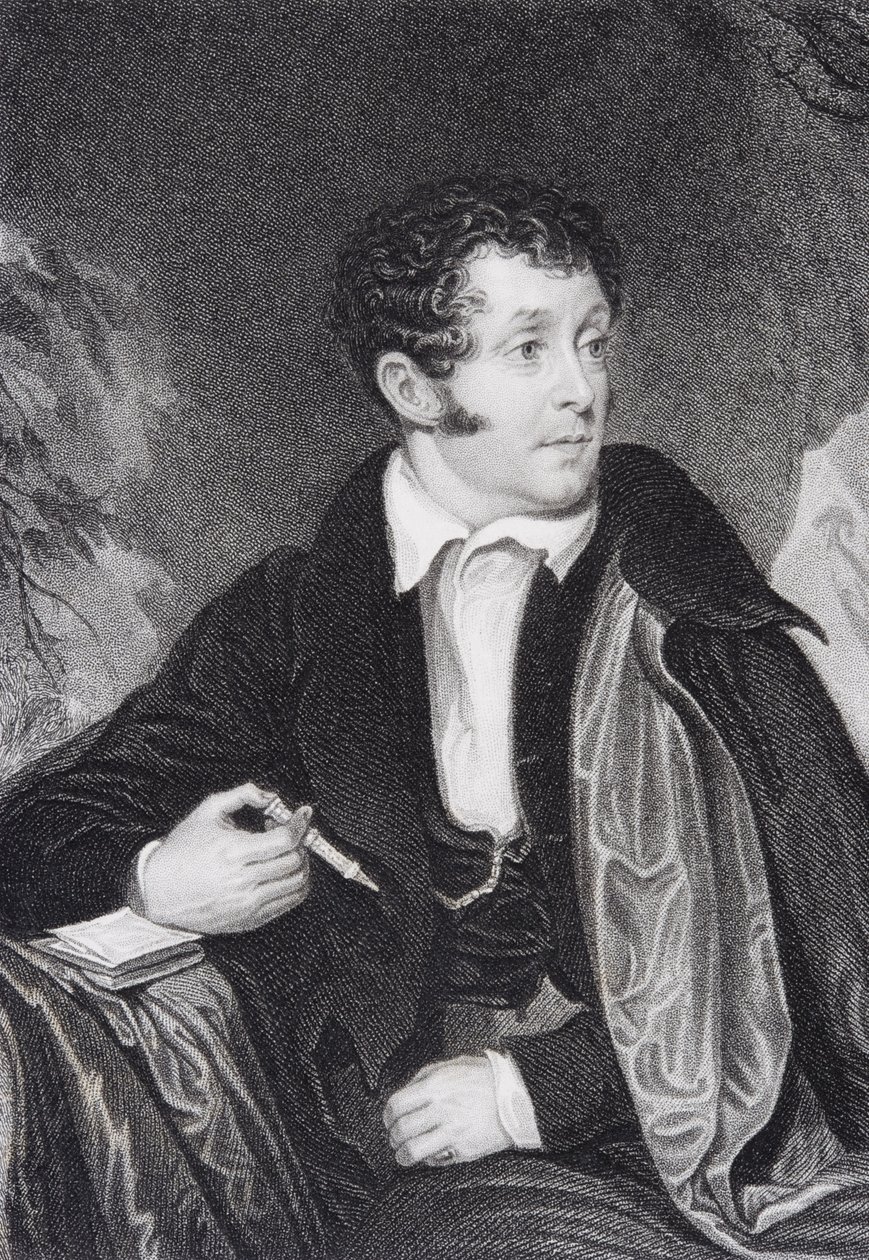 Thomas Campbell, grabado por Joseph Jenkins de D McClise