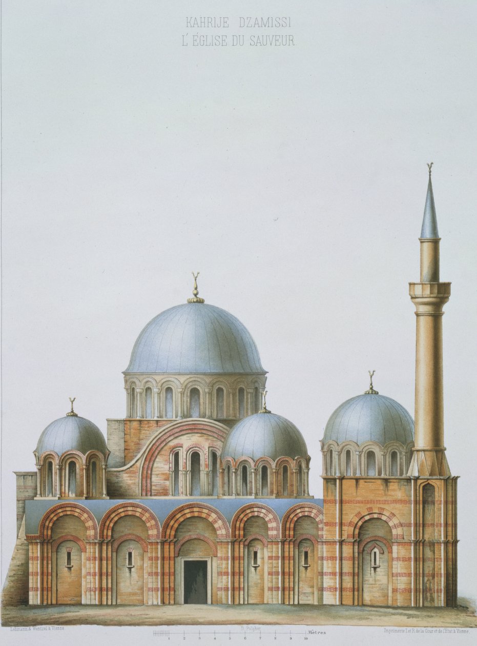 Fachada de Kahrije Dzamissi, la Iglesia del Salvador, de 
