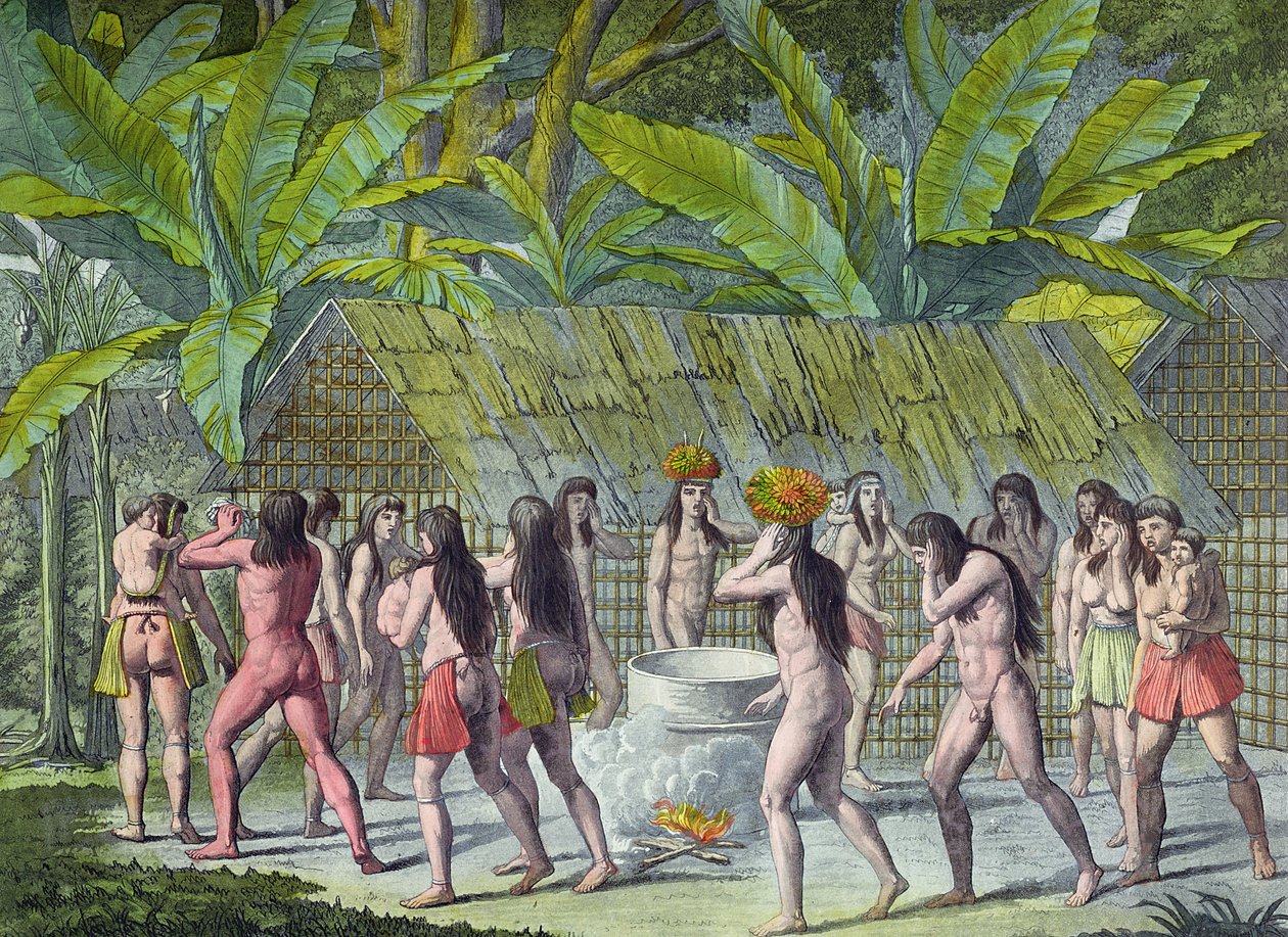 Danza de los indios Camacani, Brasil, de 