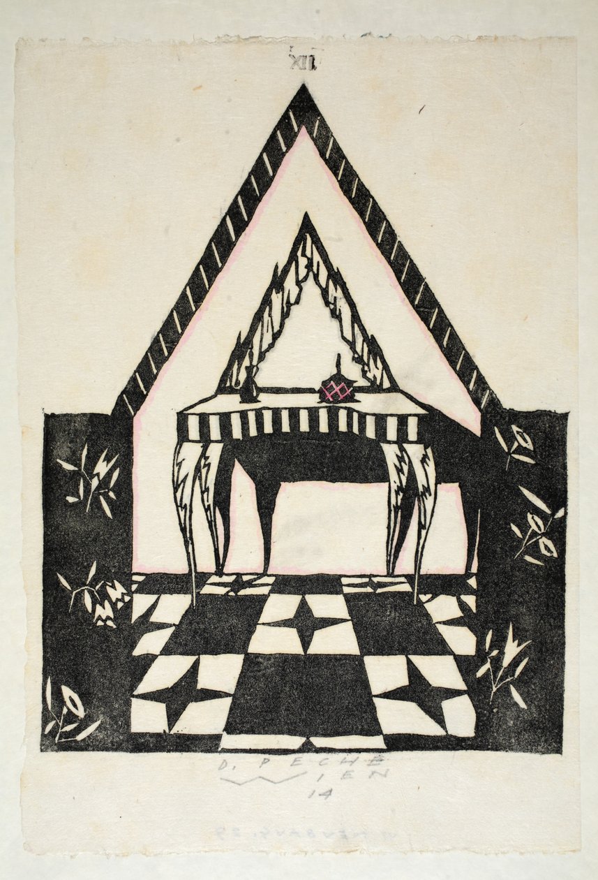 Diseño para un tocador, Placa 12, Libro 3, ilustración de 