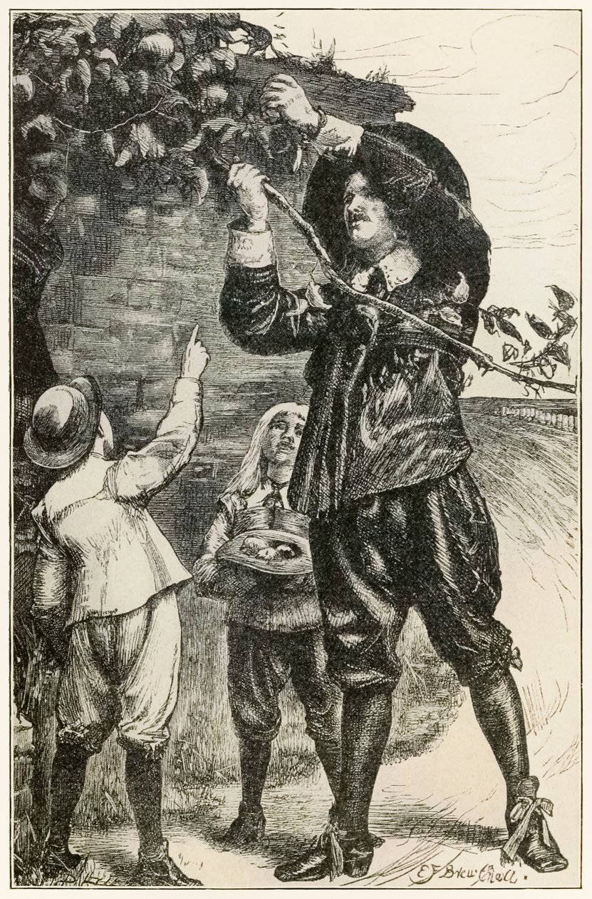 Los niños de Cristiano comenzaron a comer" de "El progreso del peregrino de este mundo, al que está por venir" de John Bunyan de Dalziel Brothers