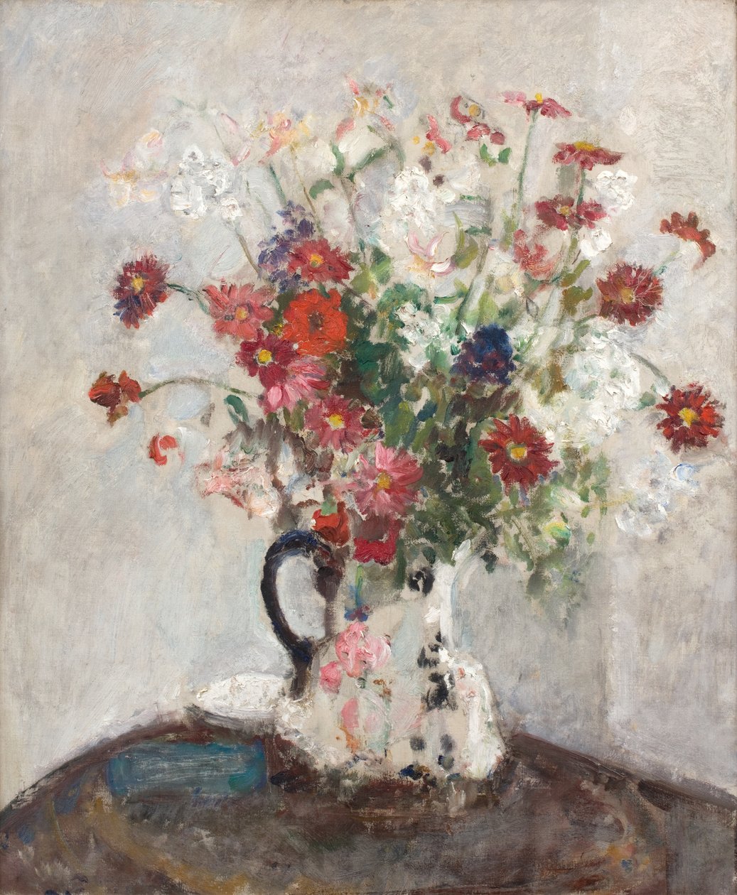Flores en una jarra, c. 1925 (óleo sobre lienzo) de Dame Ethel Walker