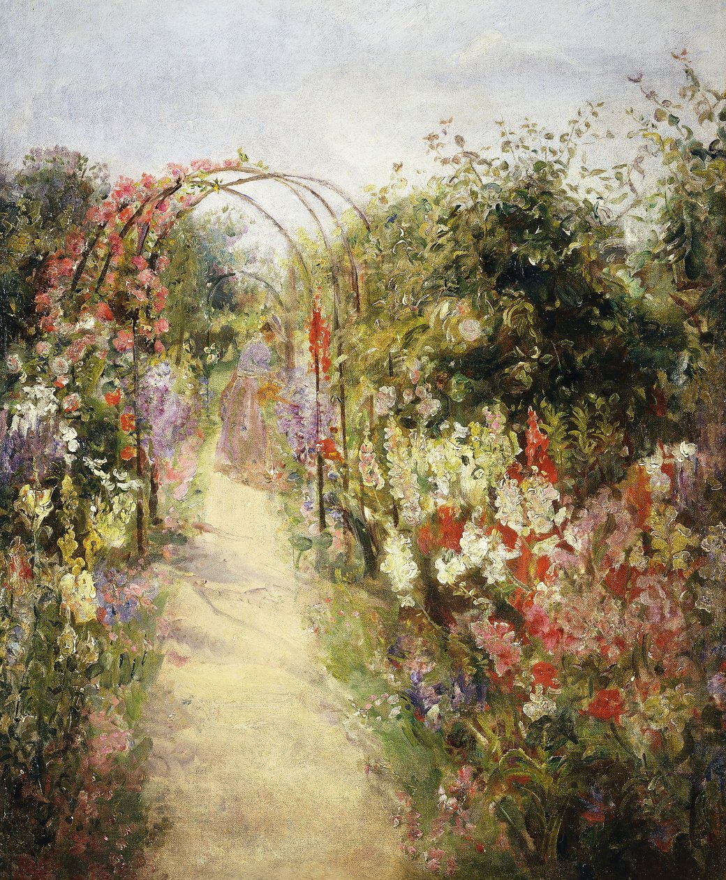 Regar el jardín de Dame Ethel Walker