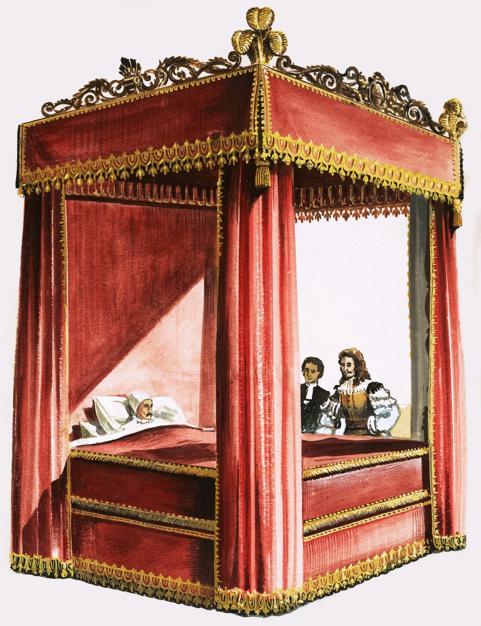 Cama con cuatro postes de Dan Escott