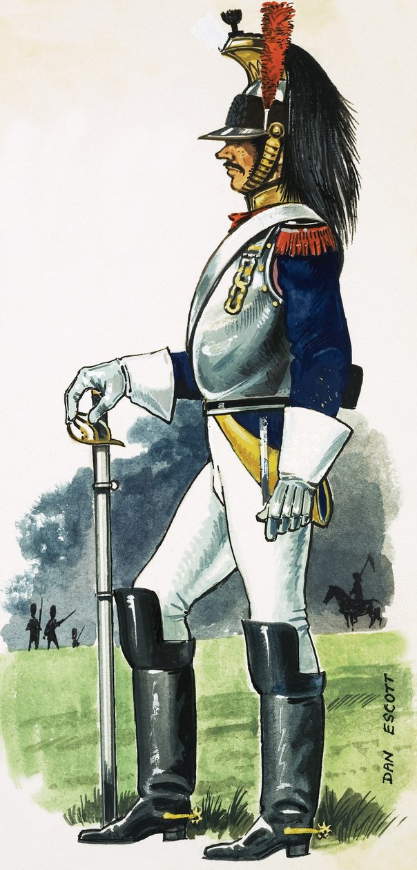 Coracero francés del Ejército Imperial de Francia de Dan Escott
