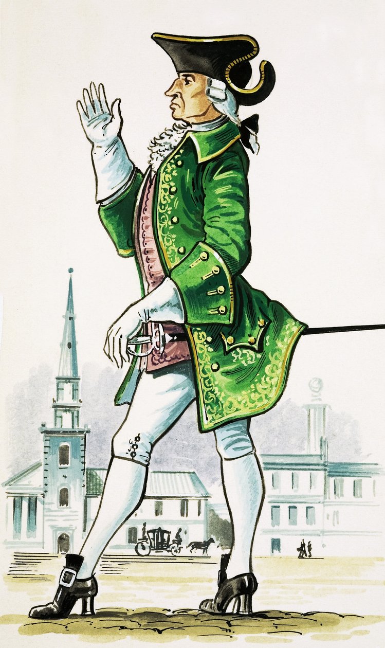 Caballero de hacia 1750 de Dan Escott