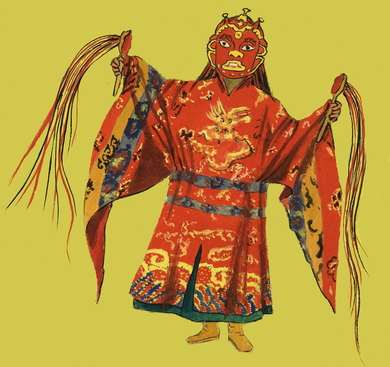 Vestuario teatral japonés de Dan Escott