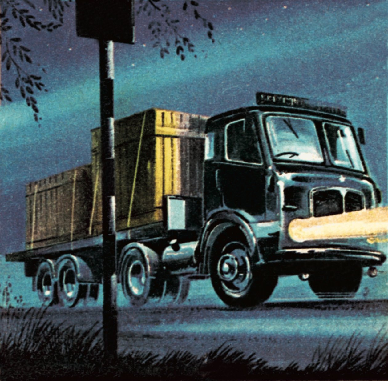 Camión de la empresa estatal British Road Services de Dan Escott
