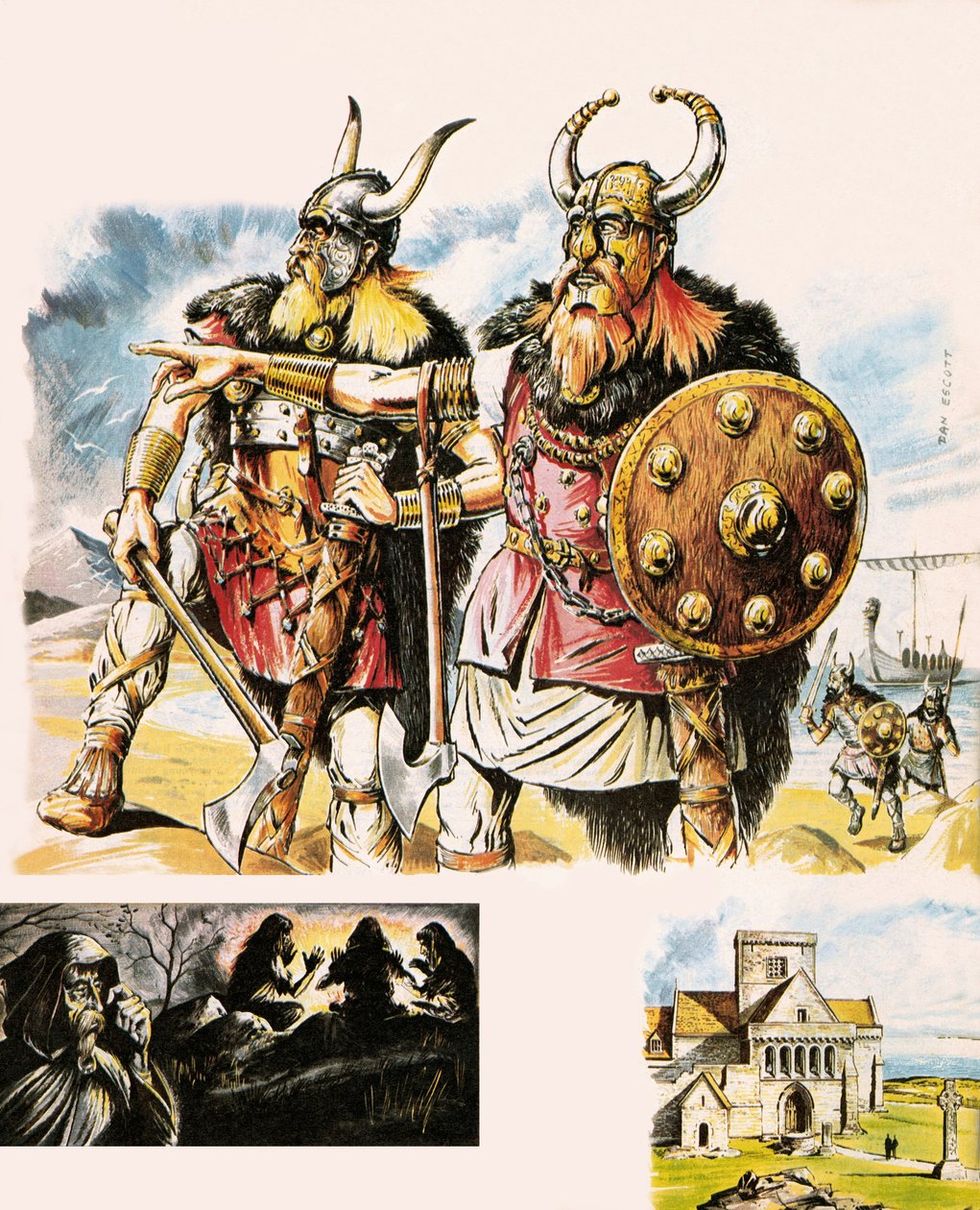 La historia de Escocia: Coronas y corazones crueles de Dan Escott