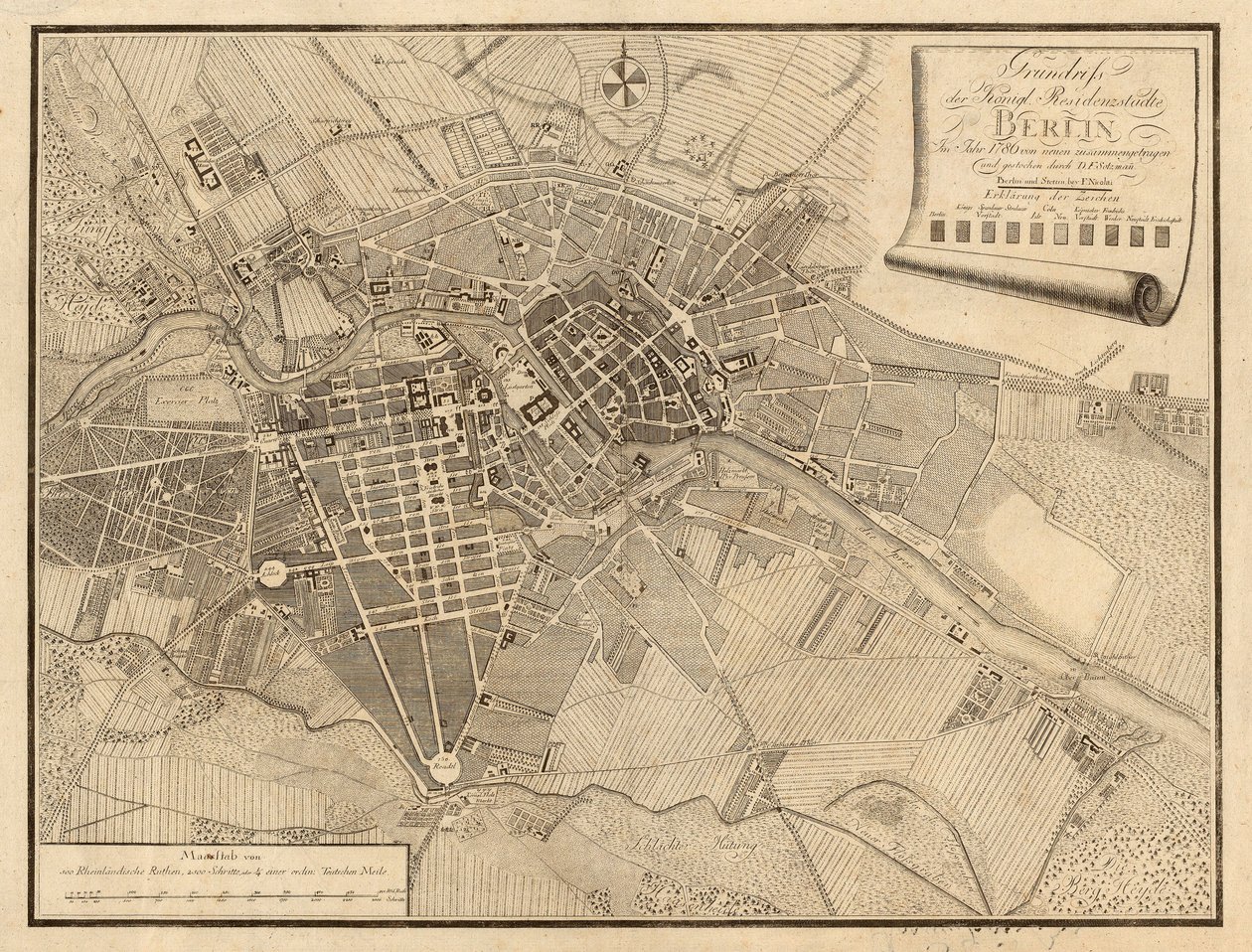 Sotzmann Berlín 1786 de Daniel Friedrich Sotzmann