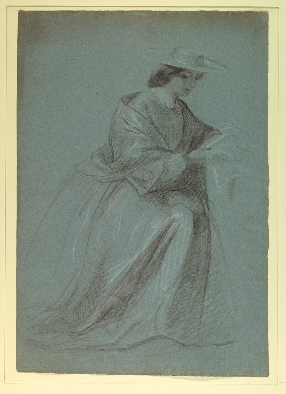 Sra. Sheppard Gandy sentada, 1859 de Daniel Huntington