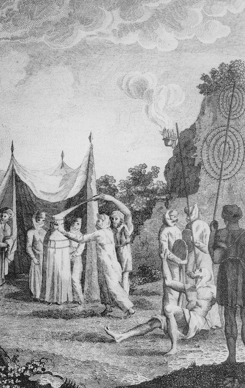 Procesión en una boda egipcia, de 