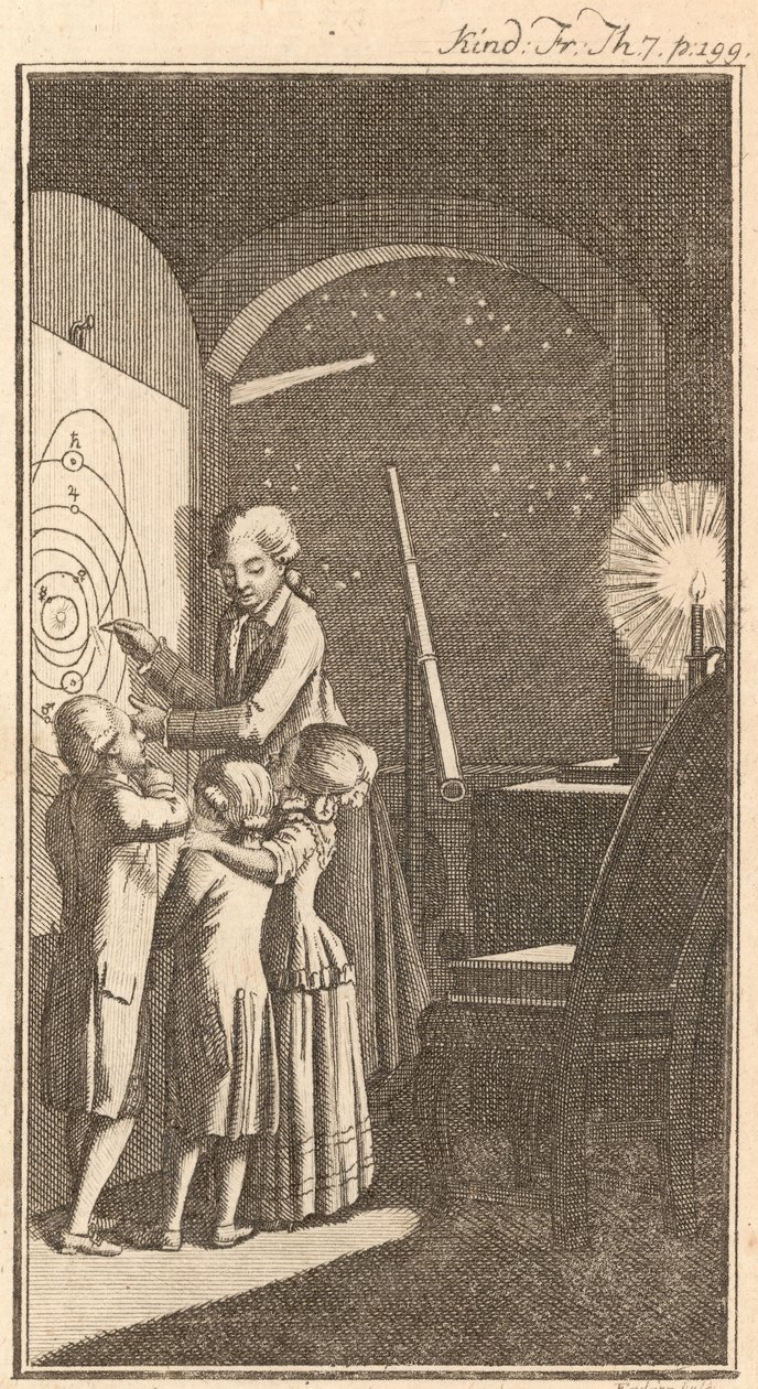El Astrónomo, 1780 de Daniel Nikolaus Chodowiecki