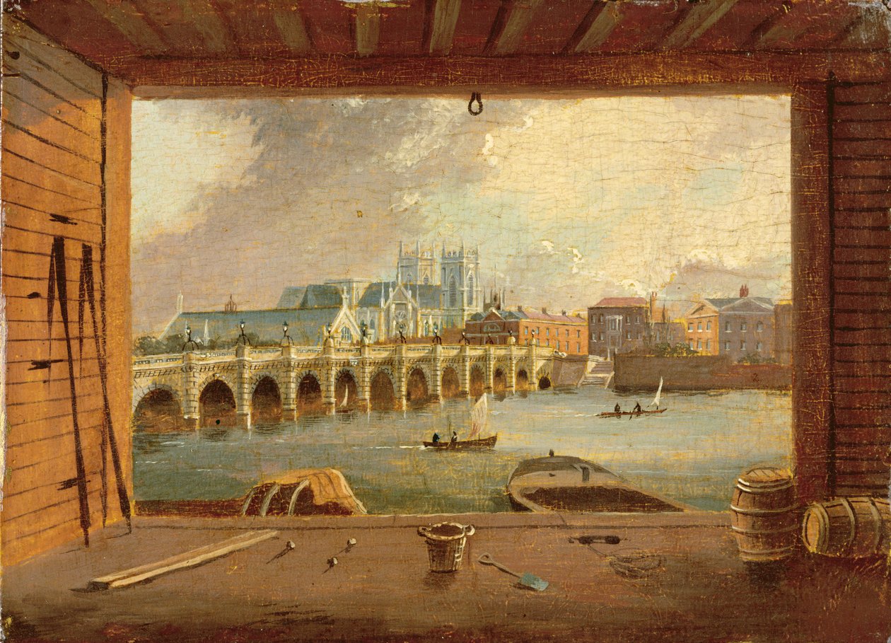 Vista del Puente de Westminster de Daniel Turner