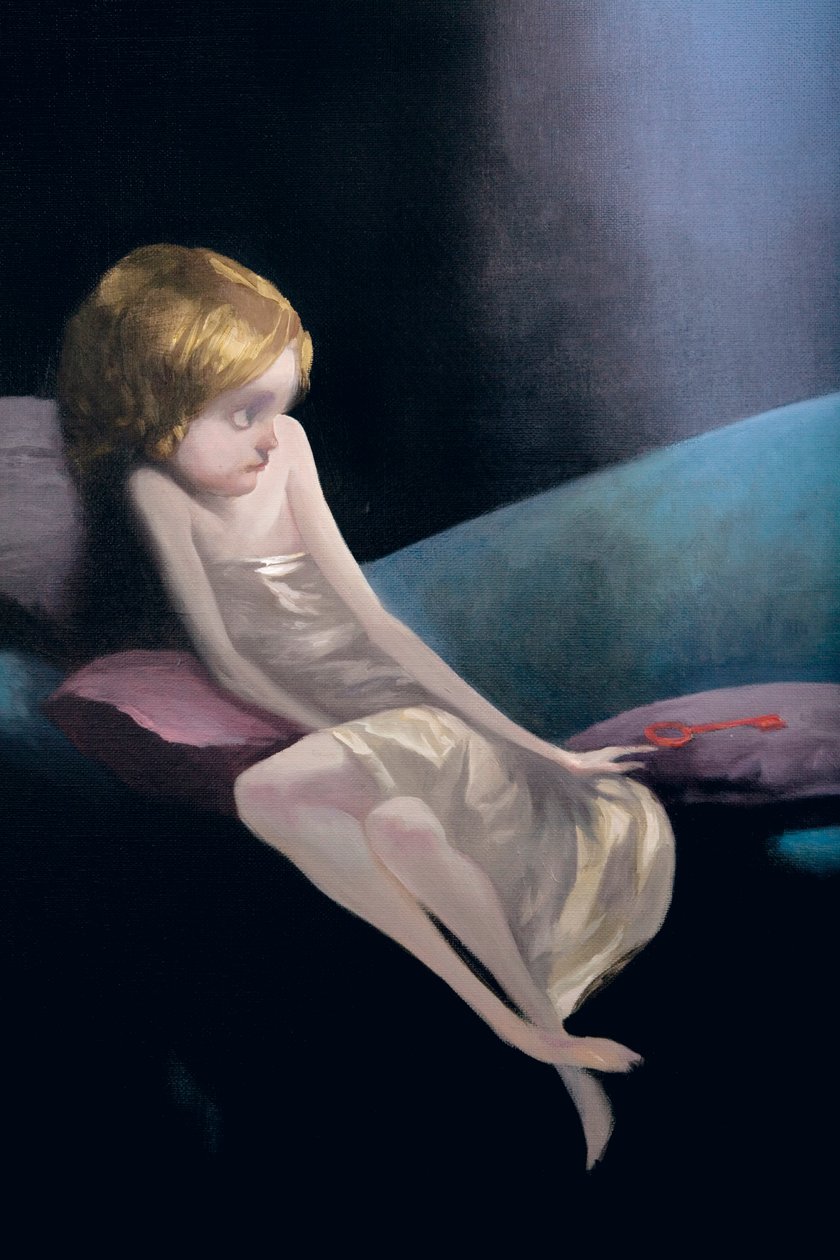 La joven novia y las esposas muertas (detalle), de Barba Azul por Charles Perrault de Daniel Cacouault