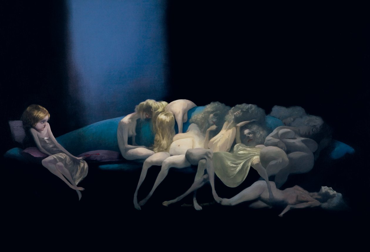 La joven novia y las esposas muertas, de Barba Azul por Charles Perrault de Daniel Cacouault