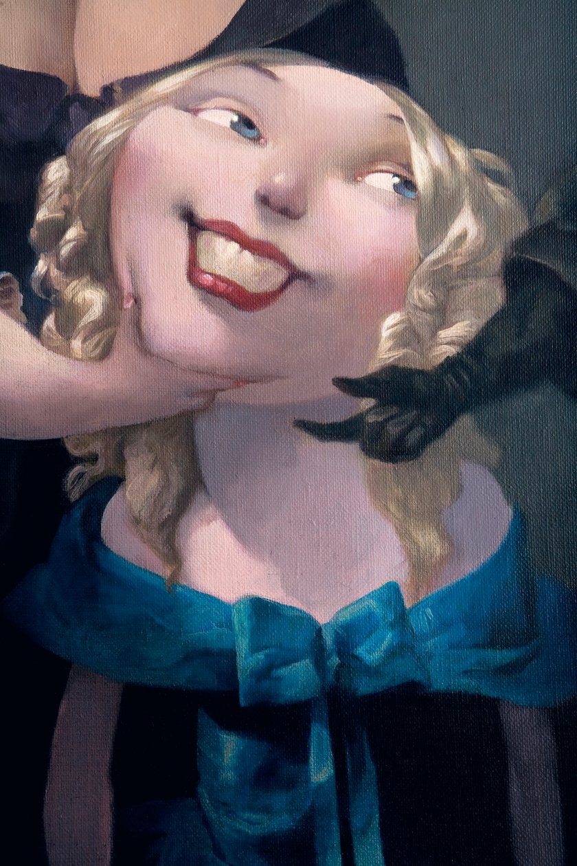 La propuesta (detalle), de Barba Azul por Charles Perrault de Daniel Cacouault
