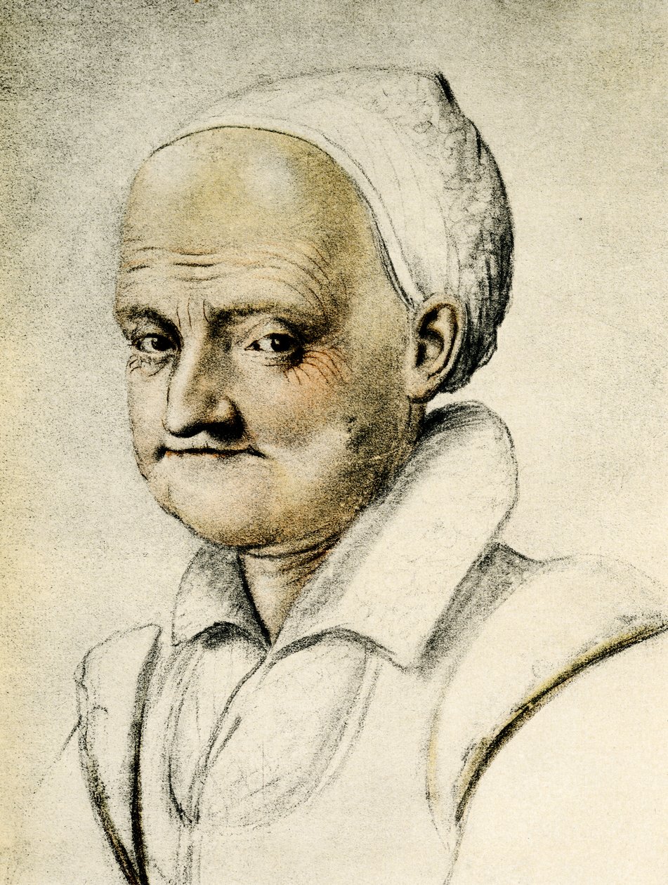 Retrato de una anciana de Daniel Dumonstier or Dumoustier