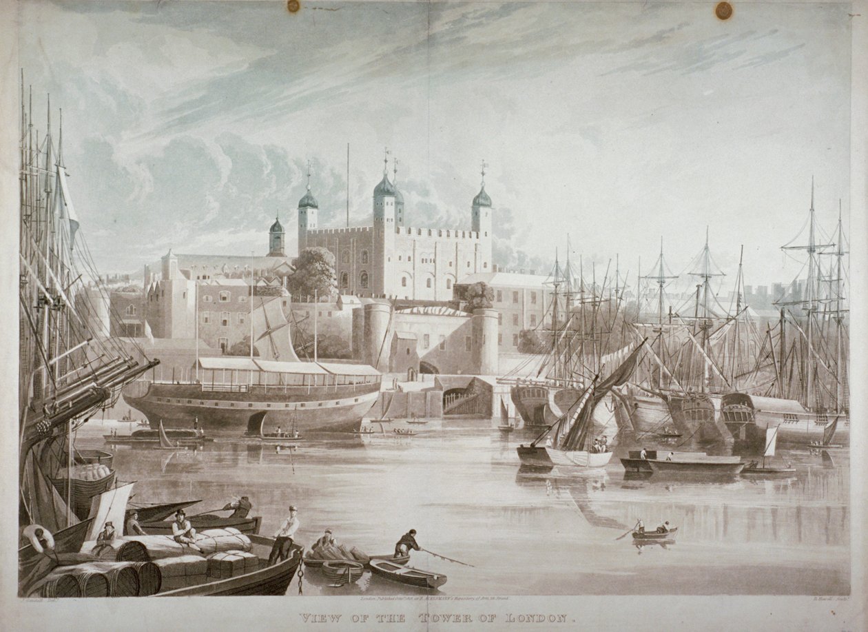Torre de Londres, 1819 de Daniel Havell
