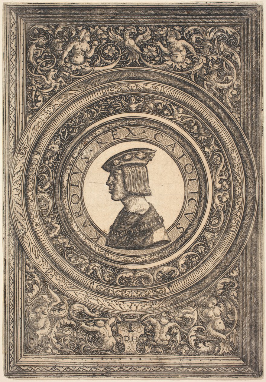 El emperador Carlos V de Daniel Hopfer