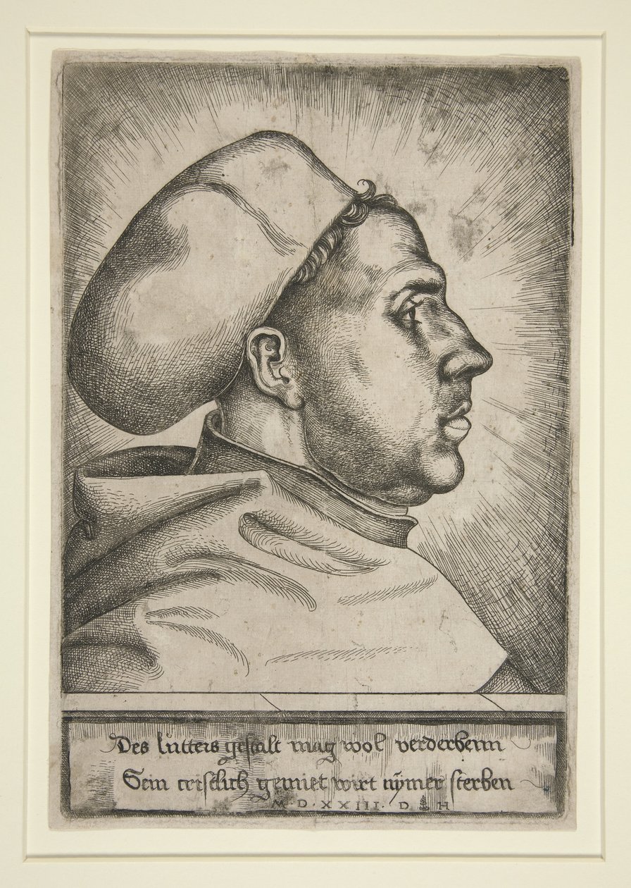 Martín Lutero, 1523 de Daniel Hopfer