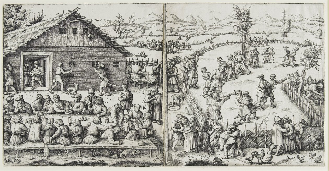 El festival, después de 1520 de Daniel Hopfer