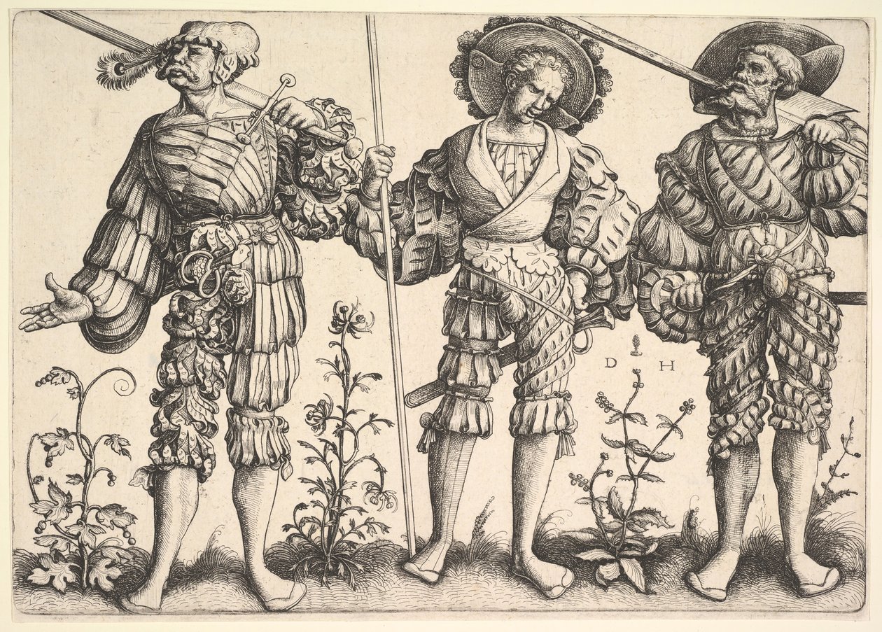 Tres Soldados Alemanes de Daniel Hopfer