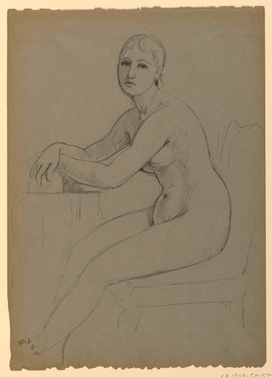 Dibujo, Sra. Cortland DePeyster F, 1881 de Daniel Huntington