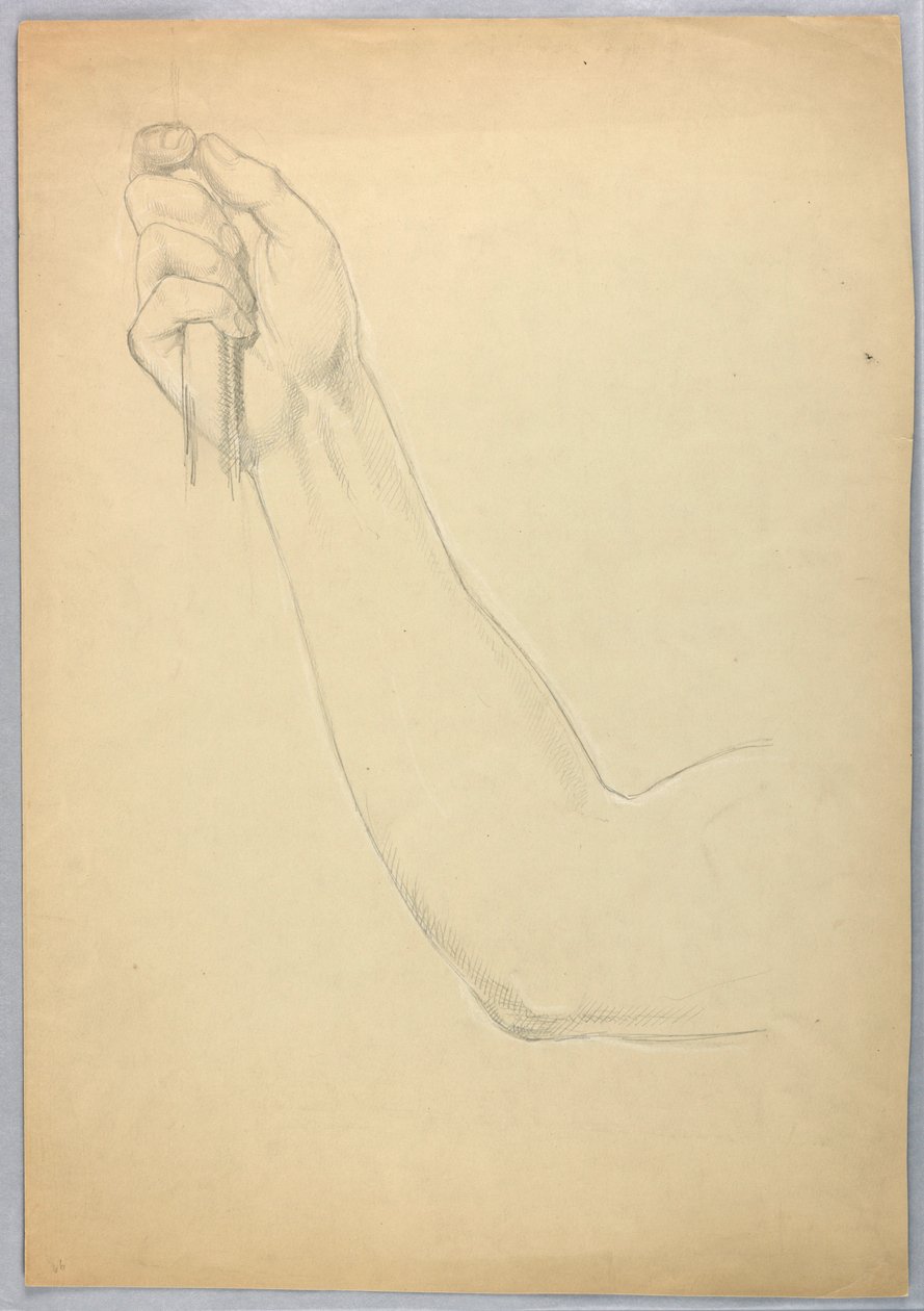 Dibujo, Estudio para duplicado de "C, 1850 de Daniel Huntington