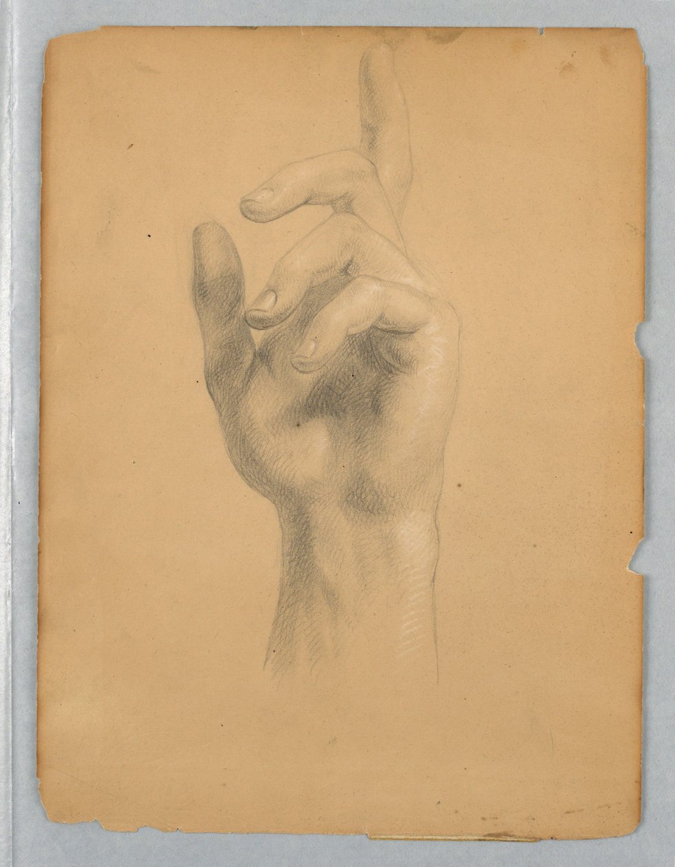 Dibujo, Estudio para "El sueño de Mercy", 1841 de Daniel Huntington