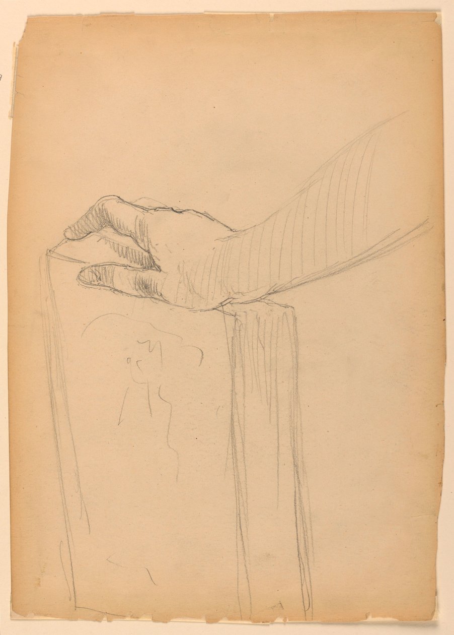 Dibujo, Estudio para The National Ac, 1887 de Daniel Huntington