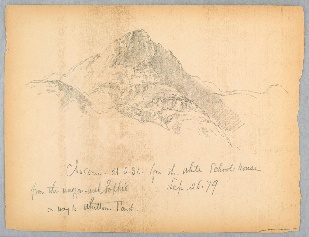 Monte Chocorua en camino a Whitton Pond de Daniel Huntington