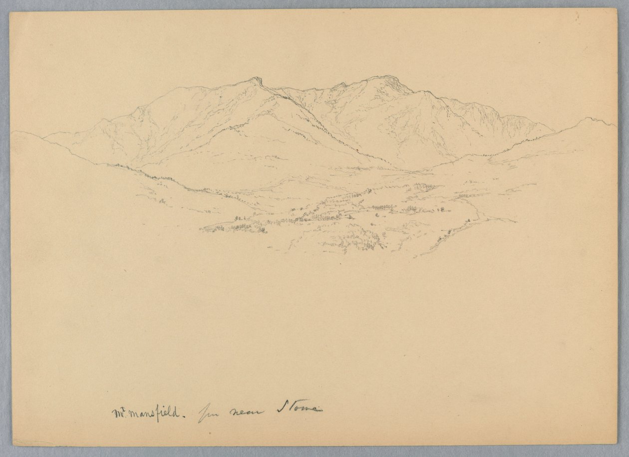 Monte Mansfield desde cerca de Stowe, Vermont de Daniel Huntington