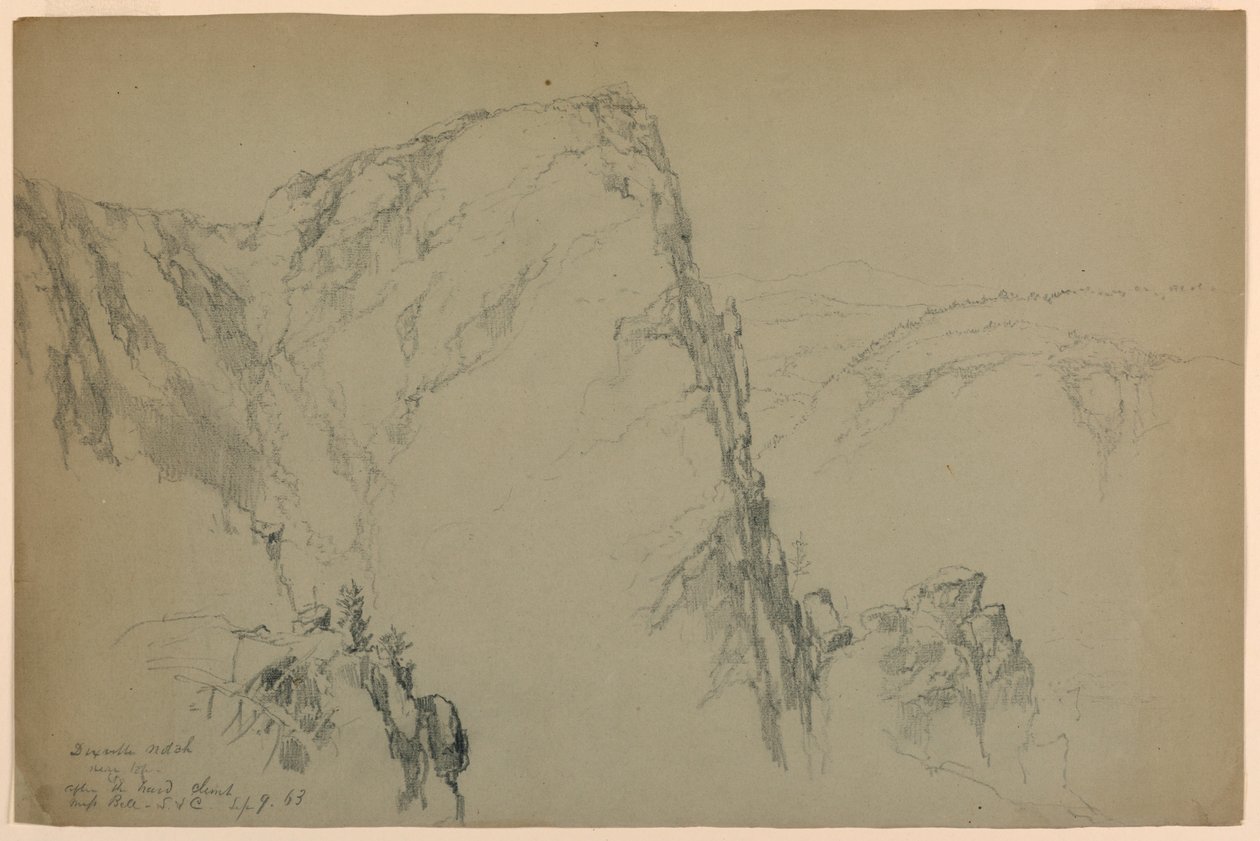 Cerca de la cima, Dixville Notch, New Hampshire de Daniel Huntington