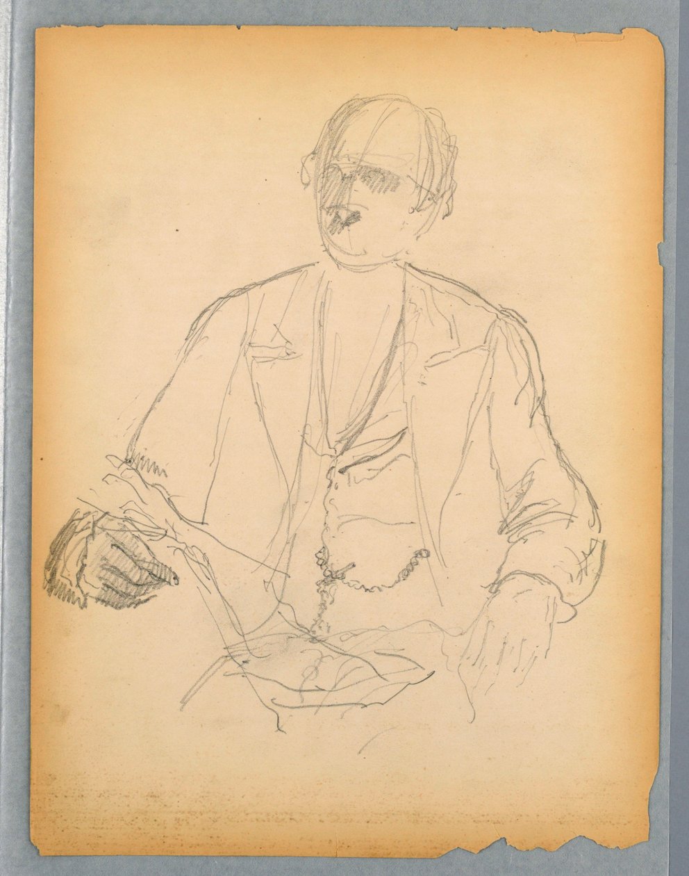 Boceto para un retrato de Daniel Huntington