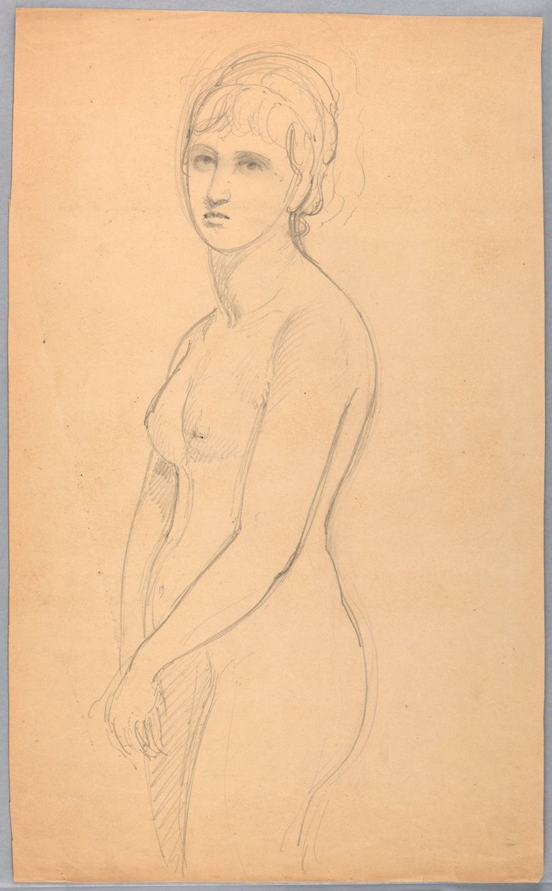 Desnudo Femenino de Pie de Daniel Huntington