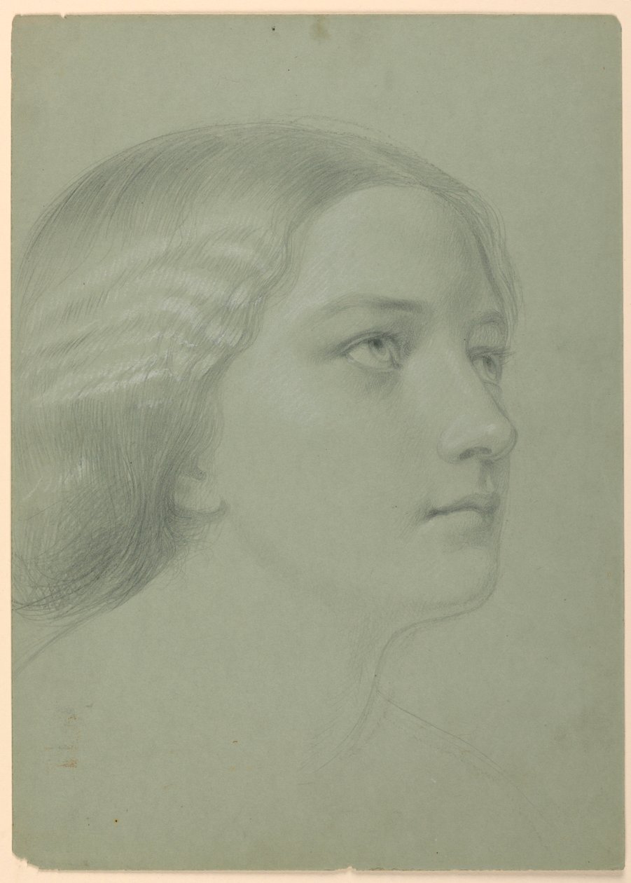 Estudio para una Magdalena de Daniel Huntington