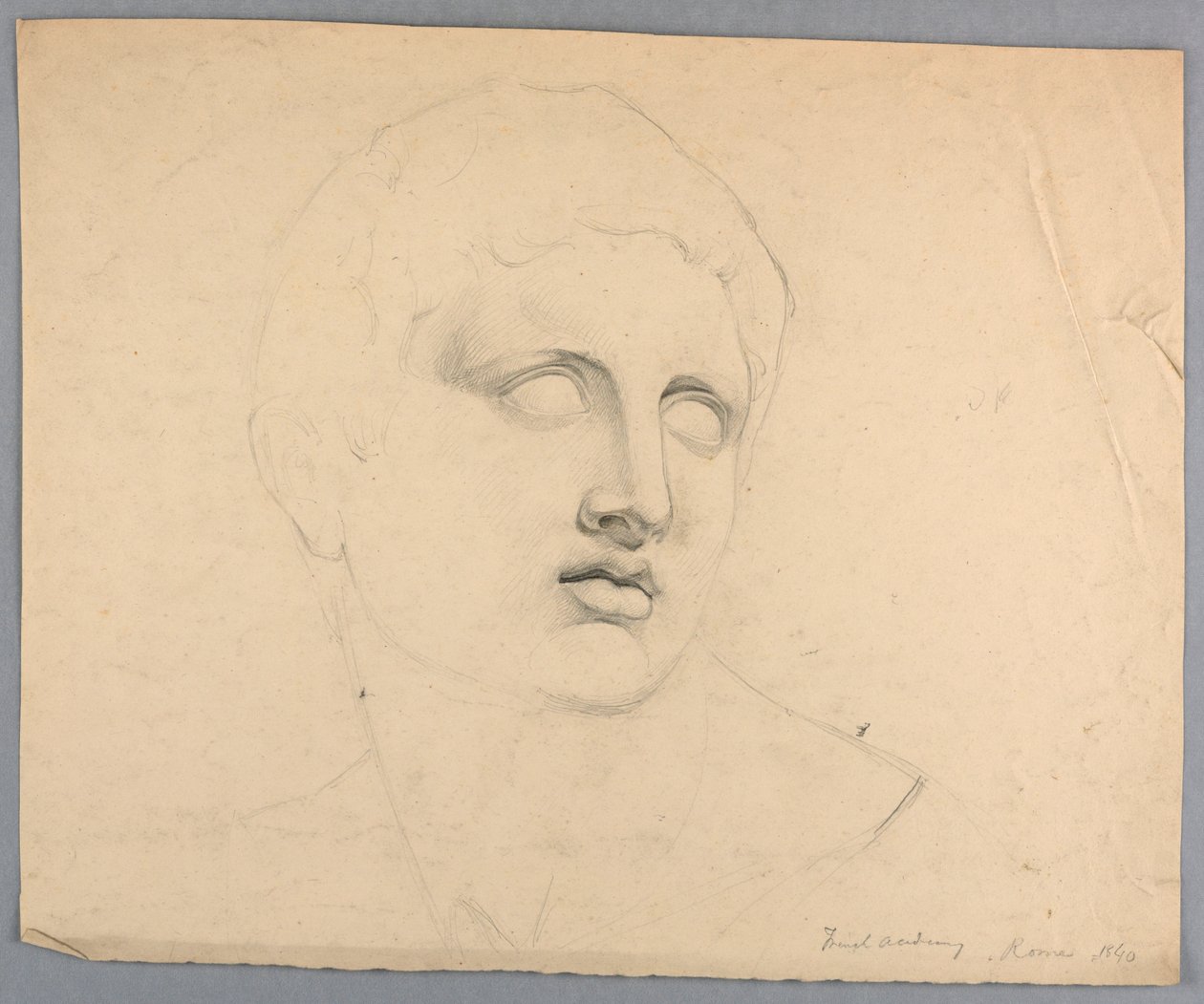 Estudio de Marco Antonio de una estatua de Daniel Huntington