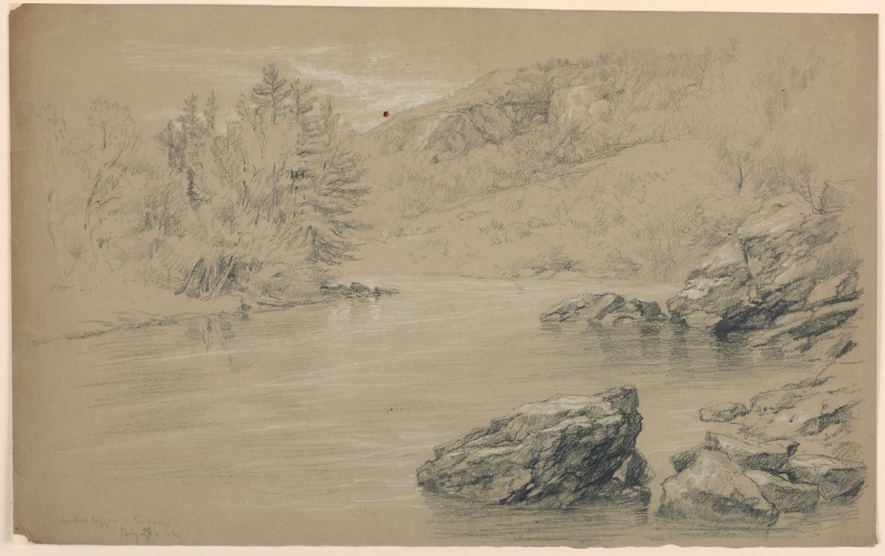 El Río Androscoggin en Gorham, New Hampshire de Daniel Huntington